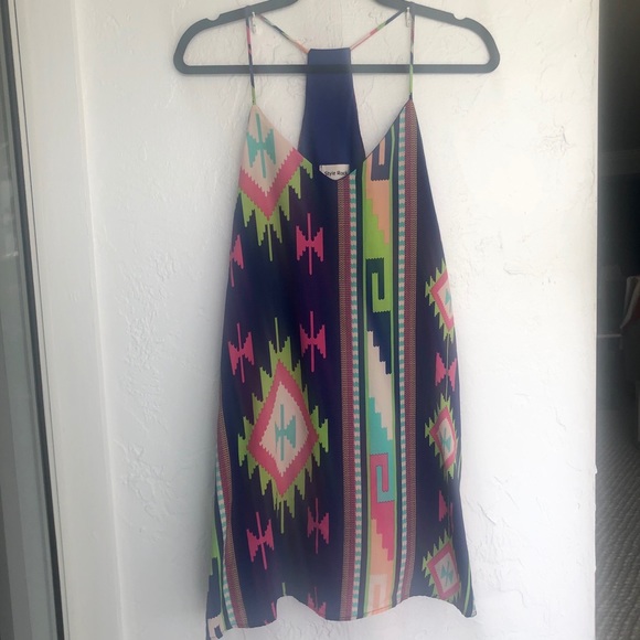 style rack Dresses & Skirts - Style rack geometric print racerback dress small
